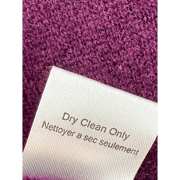 Kier & J Thunder & Lightening Cashmere Pullover in PLUM S - Picture 7 of 9